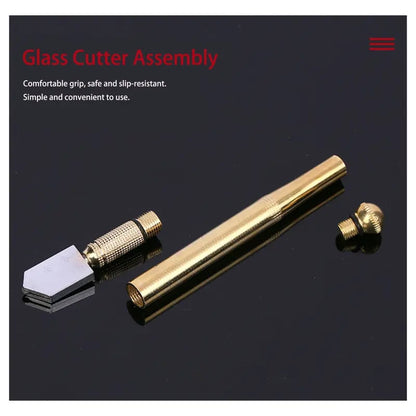 Diamond Head Glass Cutter – Precision Tool for Smooth 3-15mm Glass Cutting