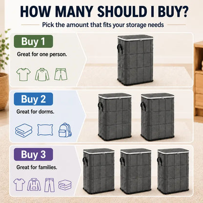 📦Store More andDeclutter Your Closetwith This Dust ProofBedding Organizer