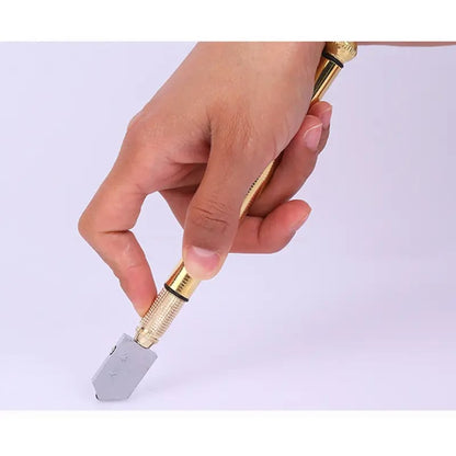 Diamond Head Glass Cutter – Precision Tool for Smooth 3-15mm Glass Cutting