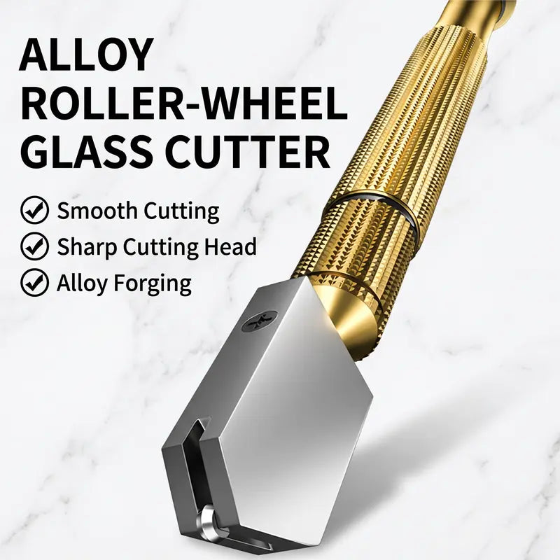 Diamond Head Glass Cutter – Precision Tool for Smooth 3-15mm Glass Cutting