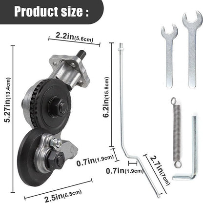 Electric Drill Plate Cutter,Adapter for Precise Cutting Iron, Copper, Aluminum, Steel