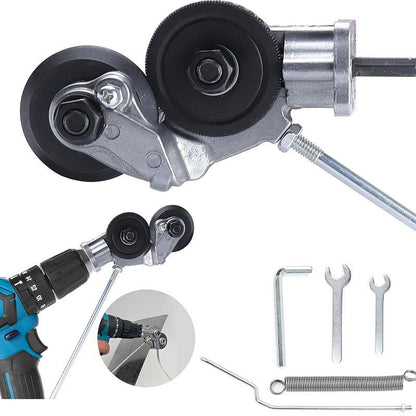 Electric Drill Plate Cutter,Adapter for Precise Cutting Iron, Copper, Aluminum, Steel