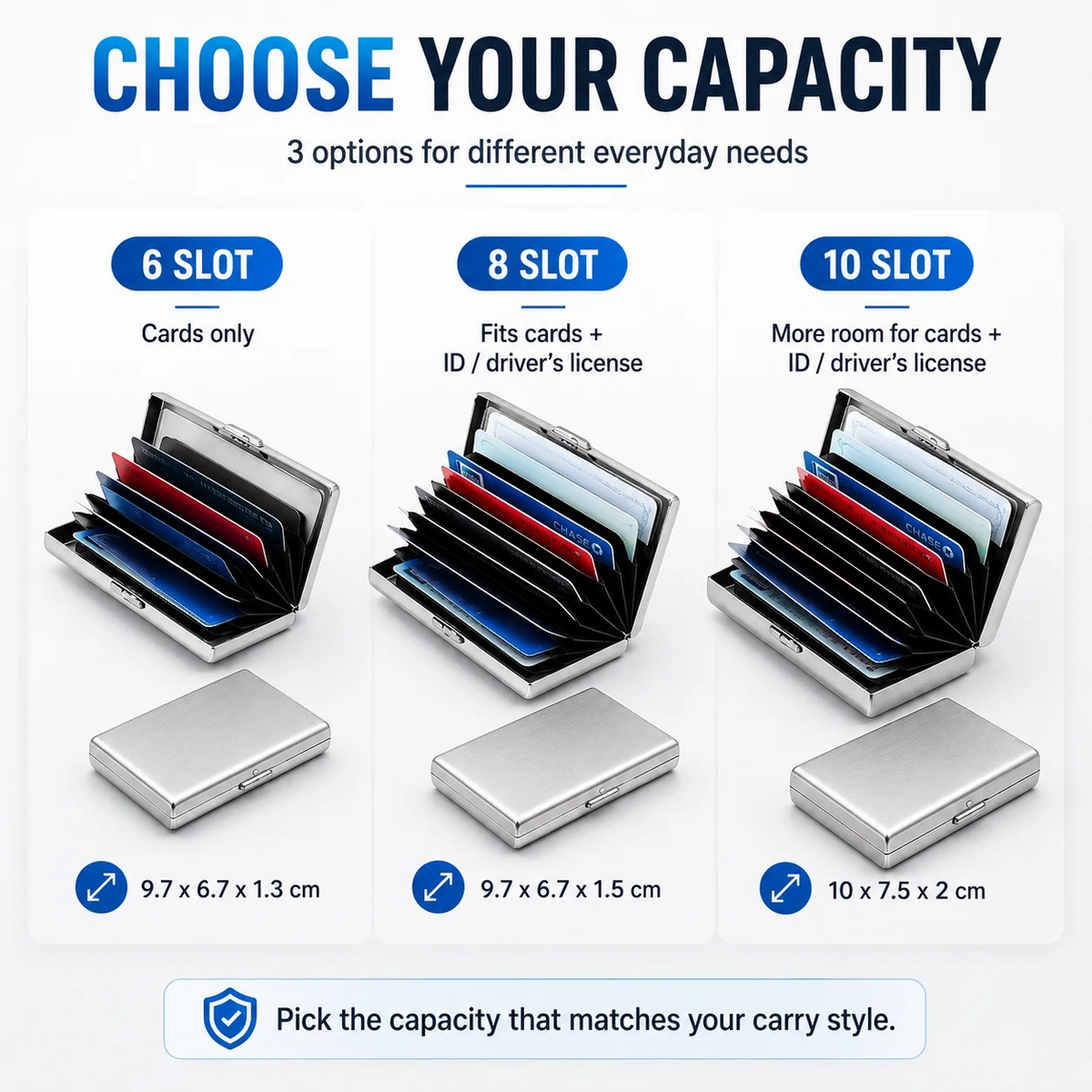 RFID Blocking Metal Card Holder
