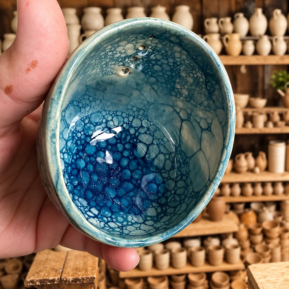 100% Handmade Pottery Herb Stripper(𝐂𝐡𝐚𝐝 𝐒𝐦𝐢𝐭𝐡 𝐇𝐚𝐧𝐝𝐦𝐚𝐝𝐞®) - BUY 3 GET 15% OFF & FREE SHIPPING