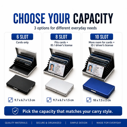 RFID Blocking Metal Card Holder