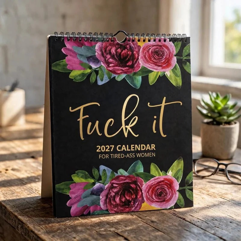 📅 2027 Sweary Mental Health Calendar - Perfect for Home Decor & Gift Ideas